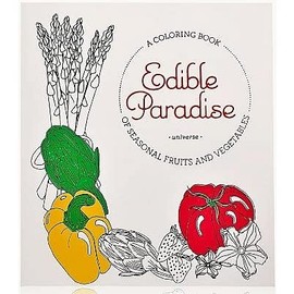 Graphic Image Edible Paradise Leather Coloring Book