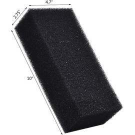 ALEGI Filter Foam Sponges, Bio Sponge Filter Media Pad, Cut-to-Size Foam for Aquarium Fish Tank (10" x 4.7" x 2.75")