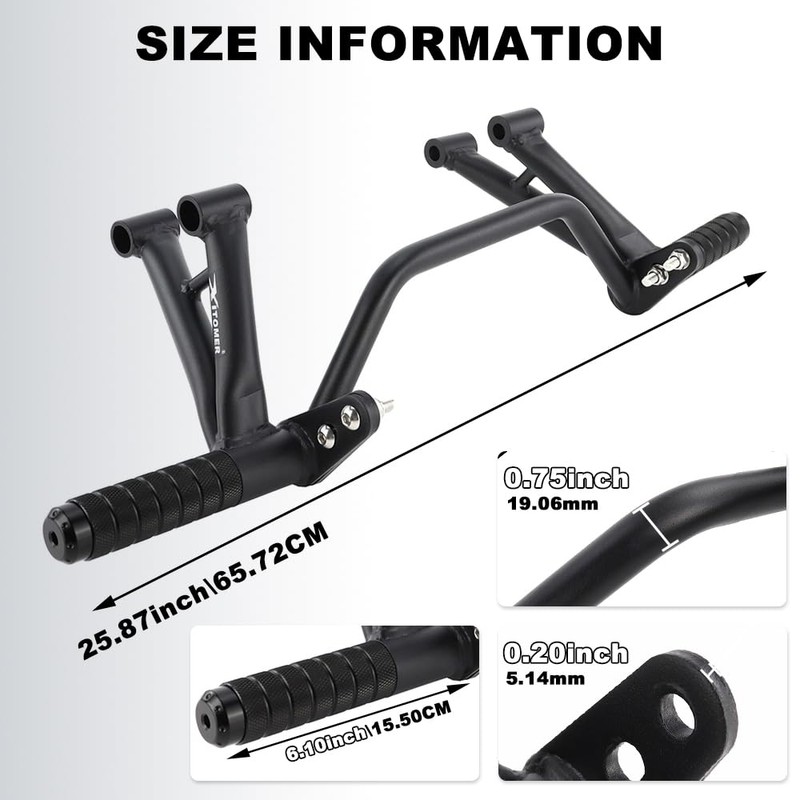 Xitomer Steel Peg Sub Cage Support Stunt Fit for CBR600RR