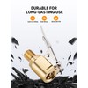 2pcs Tire Air Chuck with Clip Adapter, Brass Tire Inflation