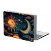 FKBRCL4U for MacBook Pro 13 Inch Case, Black Case Sun