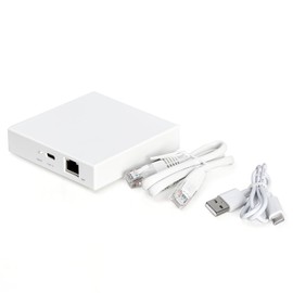 TONGOU Zigbee 3.0 Smart Home Wired Hub/Gateway, 5VDC 1A No Adapter,Suppprt Various Zigbee Devices via Smart Life/Tuya App,Zigbee Devices Control Center for Home Automation,with Type A to C Power Cable