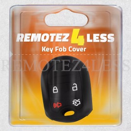 Remotez4Less Key Fob Cover For 2010-2019 Ford Taurus Remote Case Rubber Skin Jacket