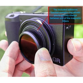 Universal Camera Lens Filter - Magnetic Quick Change Filter (Black Mist 1/4)