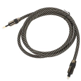 KONTONTY 1.5m Optical Audio Cable for Game Console Sound Bar High-Definition Fiber Connection with Stable Signal Transmission and Rich Sound Quality