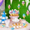 Gemscream 24 Pcs Plush Ice Cream Cones Toys, 4 Styles,