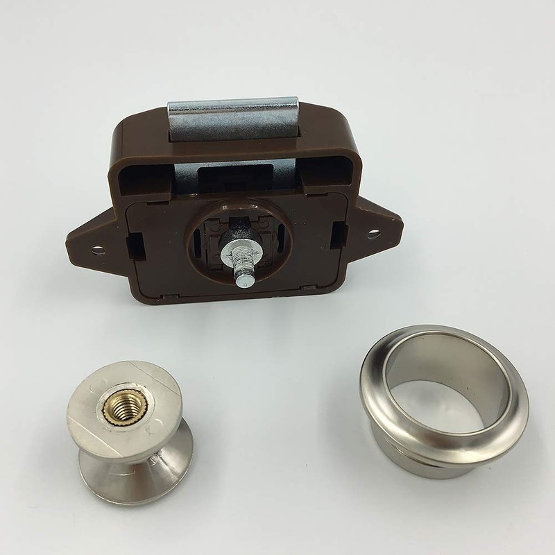 Button Door Key Pad Lock Push Button Catch Caravan Motorhome