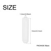 50Pcs Clear Screw Thread Protectors, 1.2mm ID Round Rubber End