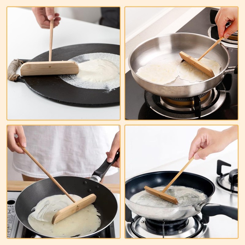 Coollooda Crepe Dragonfly Handmade Crepe Pancakes Set of 3 Crepe
