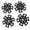 sononia Trekking Pole Hiking for 4 Pcs Replacement Rubber Snowflake Snow