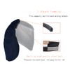 Wrap-around split welding helmet bib with crimp seals to fit