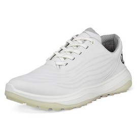 ECCO Women's LT1 Hybrid Waterproof Golf Shoe, White, 8-8.5