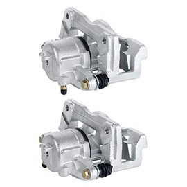 AutoShack BC2746PR Front Brake Calipers Assembly Pair Set of 2 Driver and Passenger Side Replacement for 2001 2002 2003 2004 2005 2006 2007 2008 2009 2010 Chrysler PT Cruiser 2.4L FWD