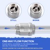 Bwintech 1 Pc Check Valve, 1/2" BSP Female Thread Stainless