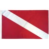 3x5ft DIVER DOWN SCUBA DIVING DIVE MARKER PRINTED NYLON WATERPROOF