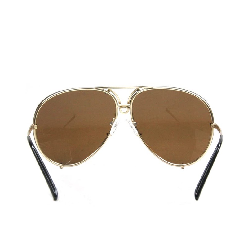 meSmart ACES1001 Noah NOR Teardrop Sunglasses, Date Glasses, Brown, Gray