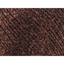 Ice Yarns Copper Black Shimmer Ribbon Floss 80705 Ice Yarns Metallic Braid Ribbon 25g 174y