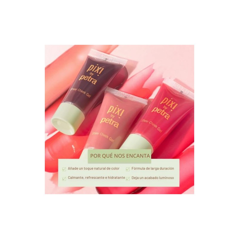 Pixi Sheer Cheek Gel, No.4 Flushed, 0.53 oz by Pixi