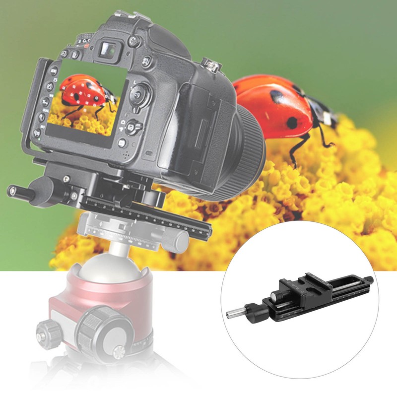 MFR-150S 150mm Macro Photography Gear Rail Slider Aluminium Alloy Fine