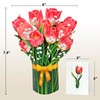 CUTPOPUP Tulip Bouquet, Birthday Card Pop Up, 3D Greeting Paper