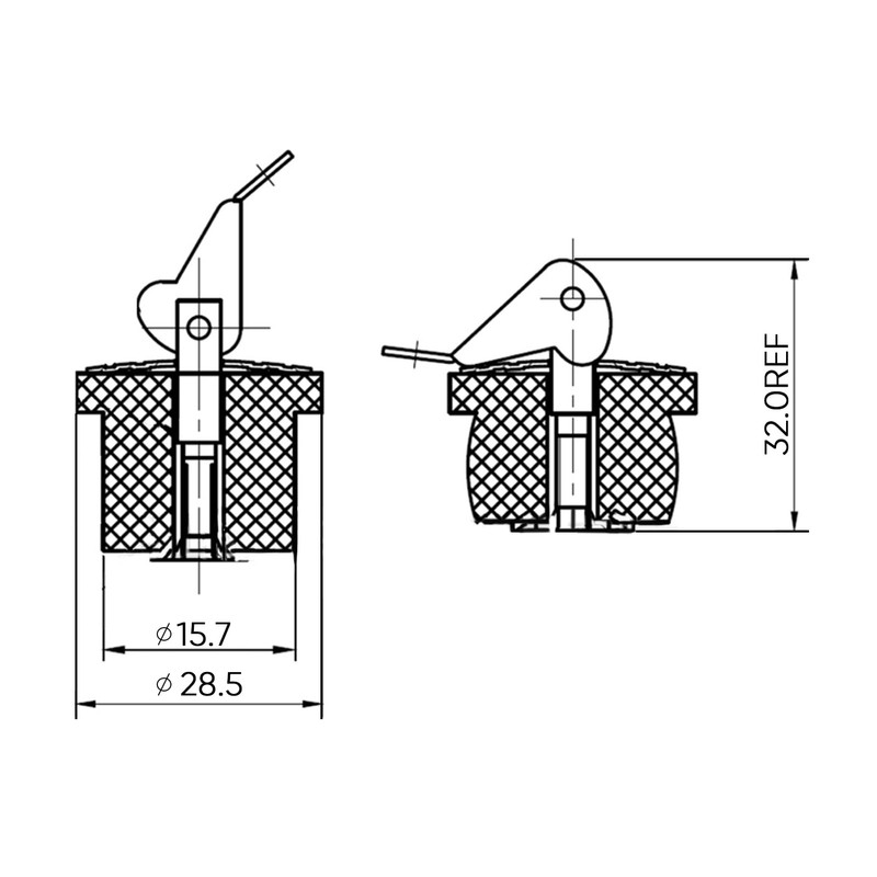 Boat Drain Plug, Strong, Sturdy, Proof and Highly Sealing Compression