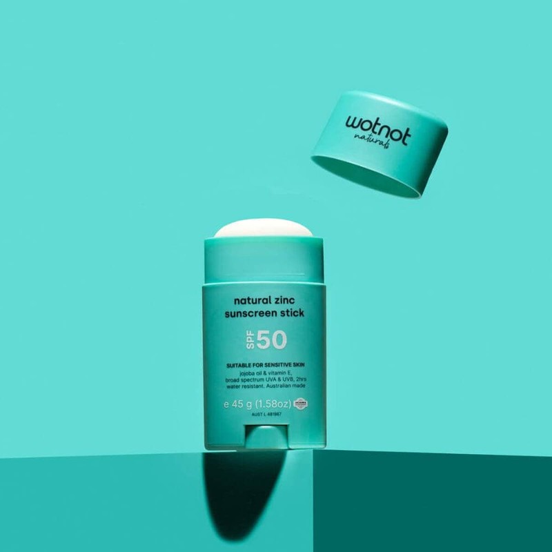 Wotnot Natural Zinc Sunscreen Stick SPF50, 45g
