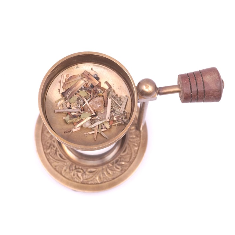 Farbenwald Incense Burner Height Adjustable for Smoking Resins, Woods and