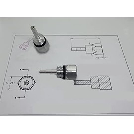 Innovative Generator Solutions GenExhaust for Westinghouse 7500 & 9500 Generators - Non Anodized Magnetic Oil Dipstick