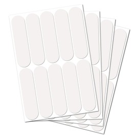 B REFLECTIVE - 4 x Set of Retro Reflective Stickers Motorcycle Helmet, Bike, Scooter, ... - Reflector Night Visibility Signalling - High Visibility & Adhesion - Discreet & Design