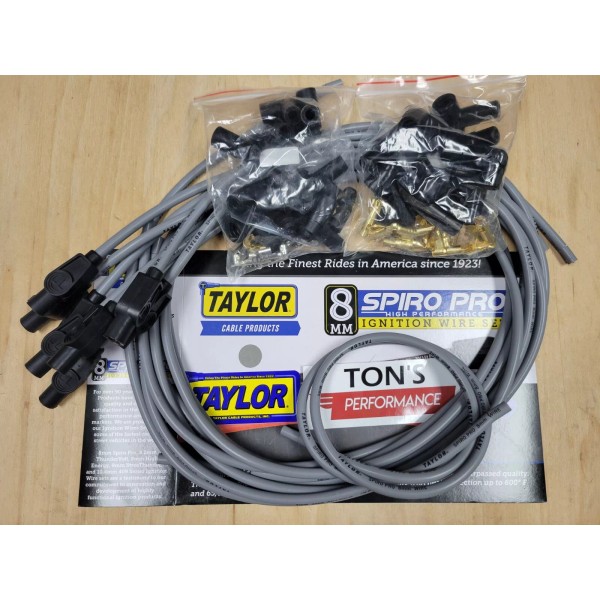 Taylor Cable 53855 8mm Spiro Pro Universal Spark Plug Wire