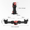 Dual Cold Shoe Mount by SmallRig, Extension Bar Universal Cold