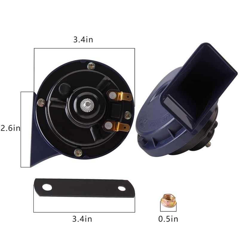 Car Horn 12V Truck Horn with Button Kit, Banhao Train
