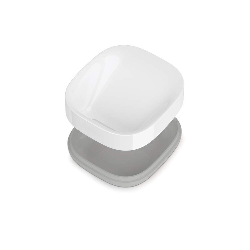 Joseph Joseph Bathroom Slim, Compact, Soap Dish Holder with non-slip