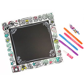Doodle Deco Create and Color Wooden Chalkboard Kit