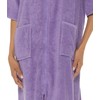 Ladies Undercover Zip Towelling Robe LN728 Lilac 14-16