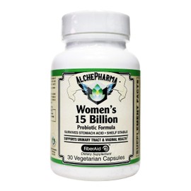15 Billion Women's Probiotic • Formulated Specifically for Women • Survives Stomach Acid • Shelf Stable • Synbiotic
