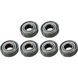 6 pcs Guide Bearing Set fits - Wellsaw 58B Horizontal Metal Bandsaw - Bandsaw Guide Bearings - Replacement Bearing