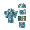 CRFASIBE Japanese Traditional Dress Kimono Robe for Kids Girls Yukata