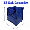 DURASACK Heavy Duty Storage Tote Bag 22-Gallon Rugged Woven Polypropylene