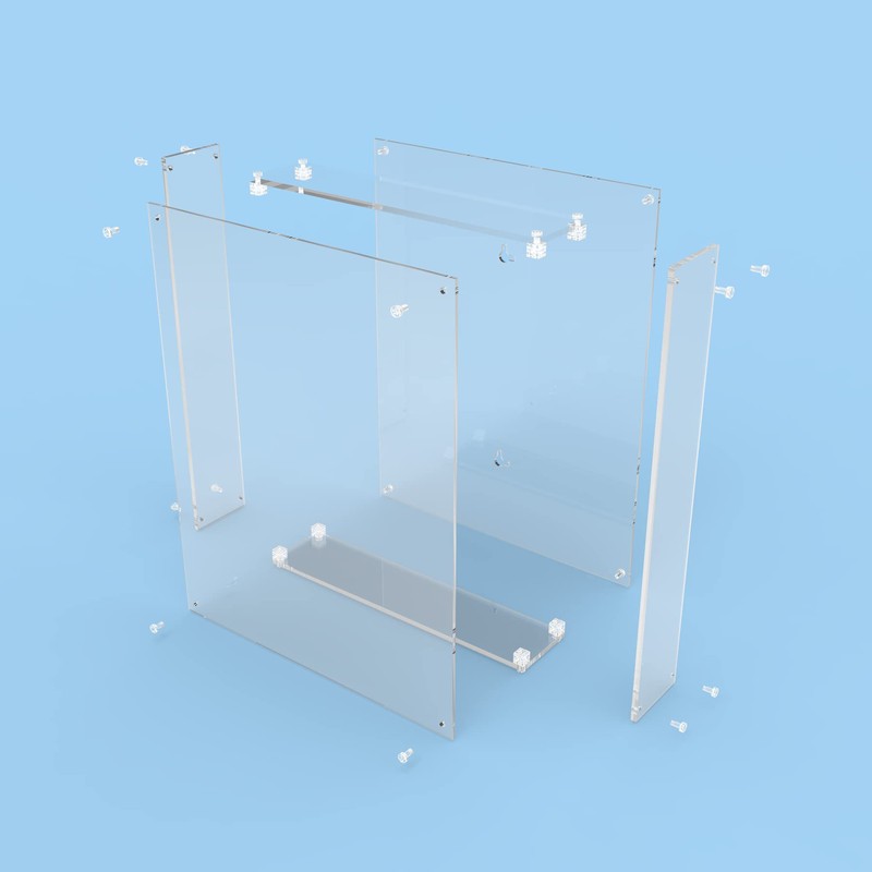 MarccTipton 11x14 Acrylic Shadow Box, Assemble Display Case, DIY Tabletop/Wall