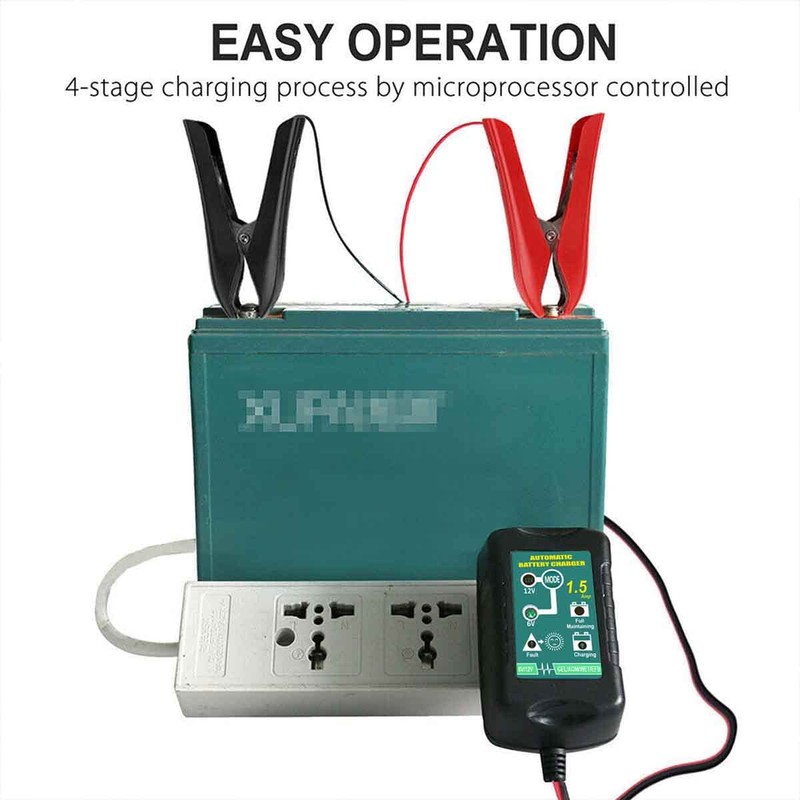 Sealed Lead Acid Battery Charger for 6V 12V Volt 5AH
