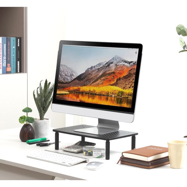 Monitor Stand for Desk Monitor Riser ,Adjustable Laptop Riser,Desk Organizer