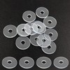 Qjaiune 10 Pack 3/4 Inch Clear Washers for Shower Door