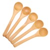30pcs Mini Natural Wooden Children Spoon Kitchen Condiment Tool