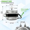 YZF10-20 Condenser Fan Motor AC 120V 60Hz 1550rpm 10/55W 0.8A