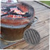Zerodeko Round Fire Grate for Fireplace and Fire Pit High