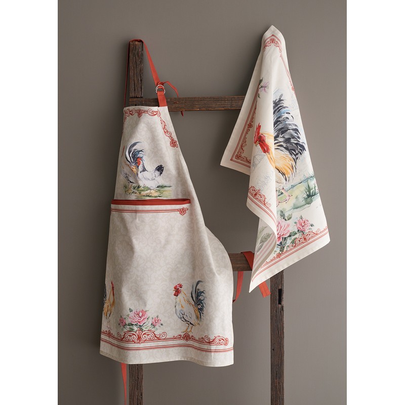 Maison d' Hermine Apron 100% Cotton 1 Piece Adjustable Neck