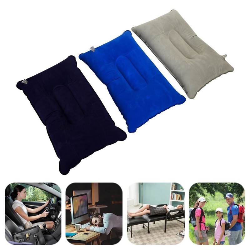 Aircee 3 Pieces Inflatable Travel Pillow for Camping, Home Office