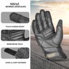 Shaz Premium Cowhide Leather Motorcycle Gloves for Men and Women-