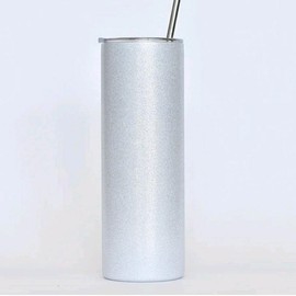 Pinkish Highland Cow Tumbler - Type: Rough glitter 20oz skinny tumbler